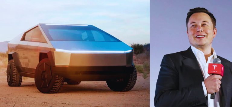 Tesla Robotaxi Concept Looks Like a Two-seater Cybertruck