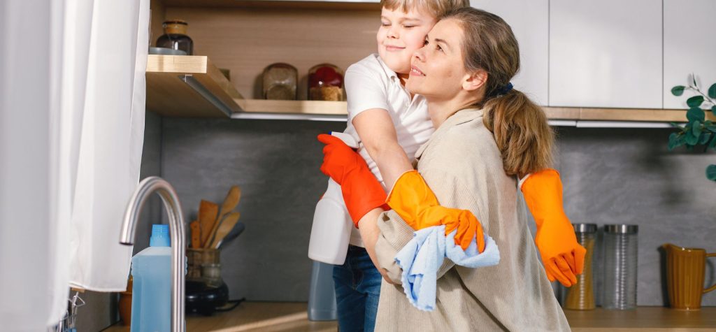 Kitchen party cleaning