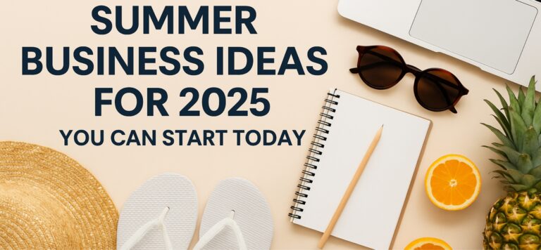 7 Low-Cost Summer Business Ideas for 2025 You Can Start Today