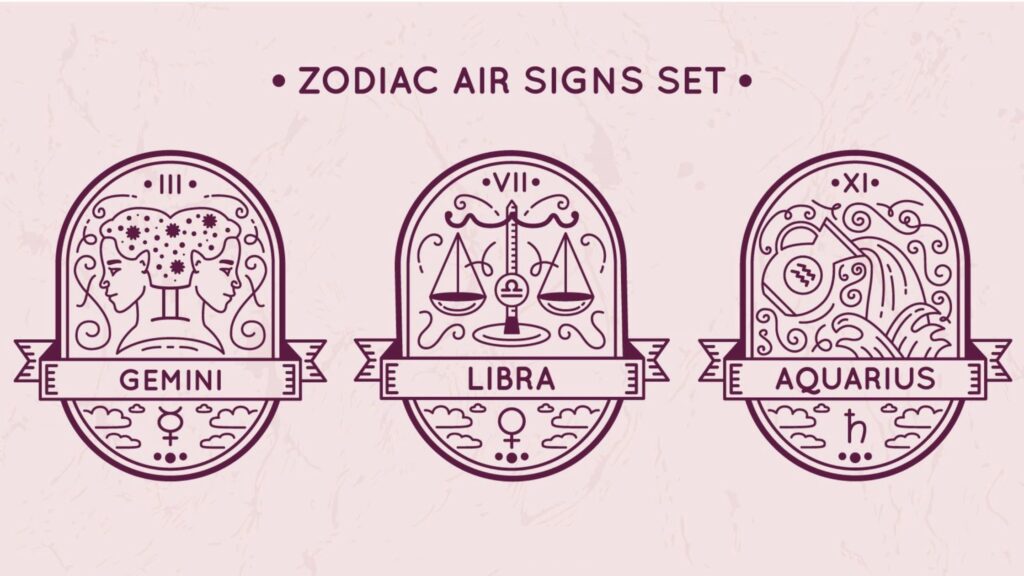 Air signs fostering intellectual connection