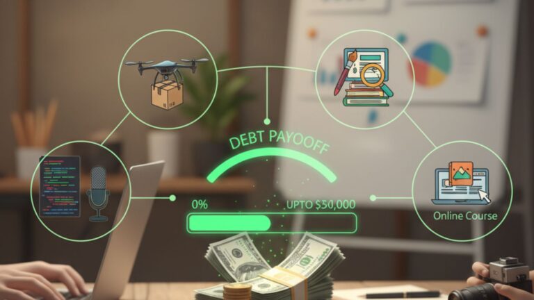 5 Side Hustles That Can Pay Off Your Debt Upto $40,000 In One Year