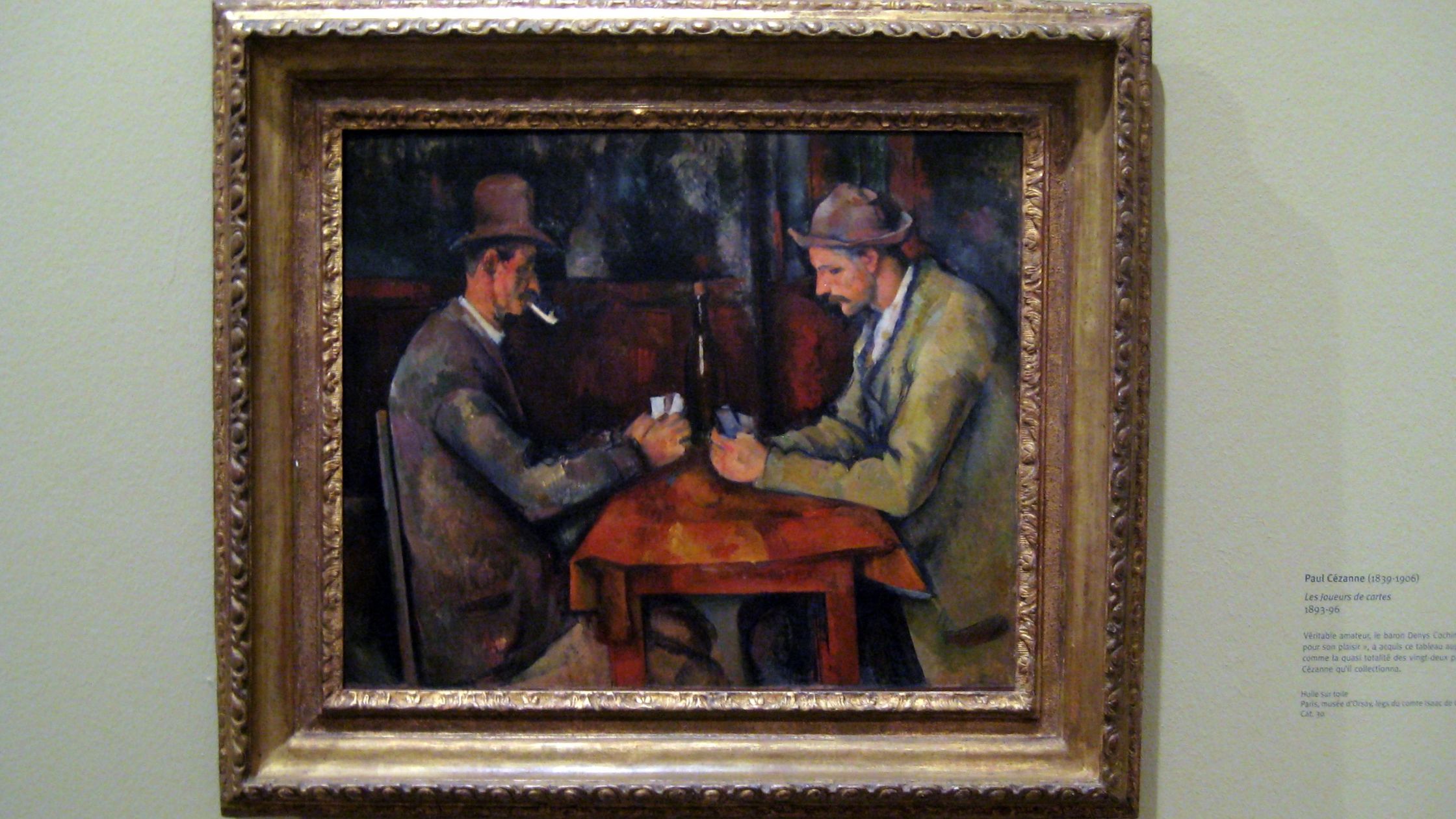 12. the card players by paul cézanne $250 million