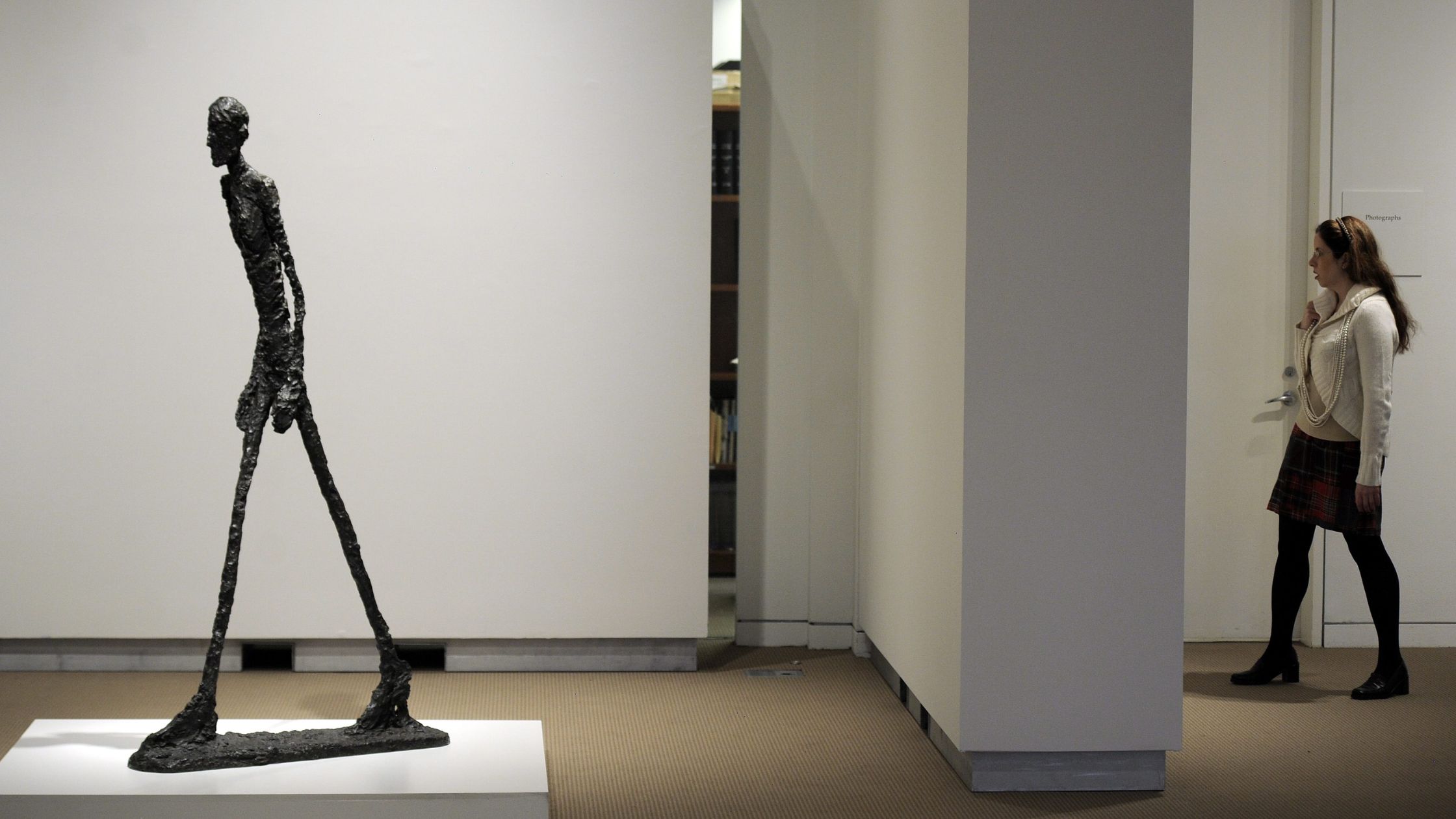 15. pointing man sculpture by alberto giacometti $141.3 million
