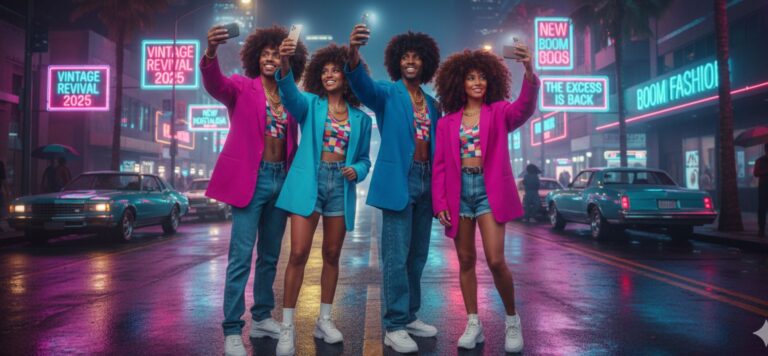The Boom Boom Fashion Comeback! Why 80s/90s Excess Is Making a Huge Return in 2025