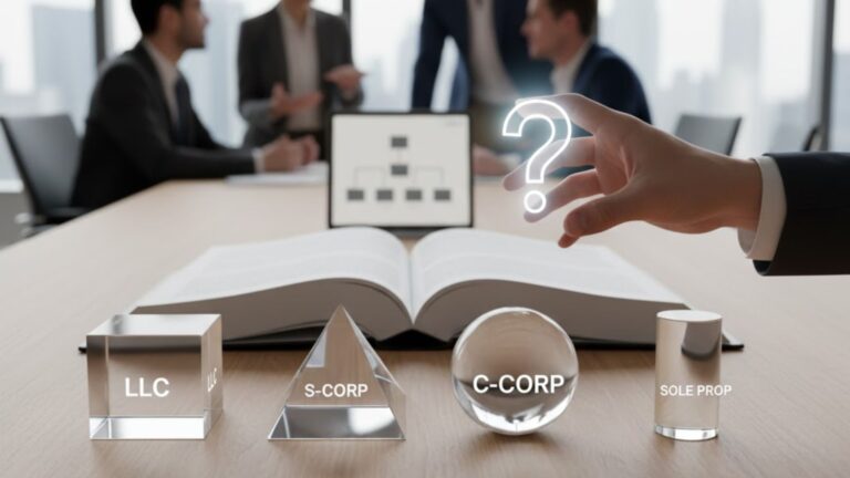Choosing a Business Entity in Plain English (LLC, S-Corp, C-Corp, Sole Prop)