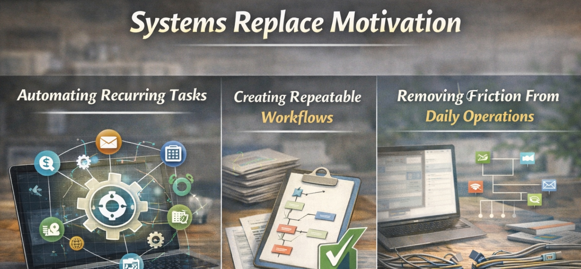 Systems Replace Motivation