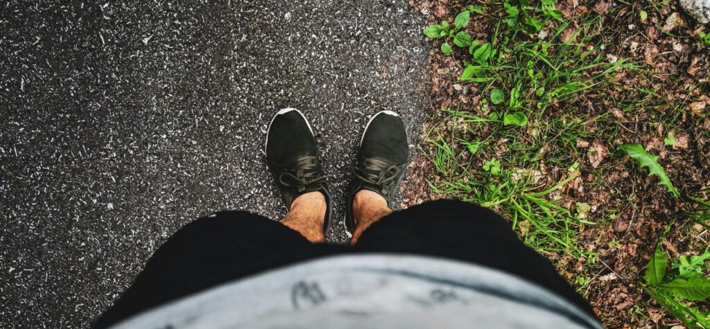 Feet walking
