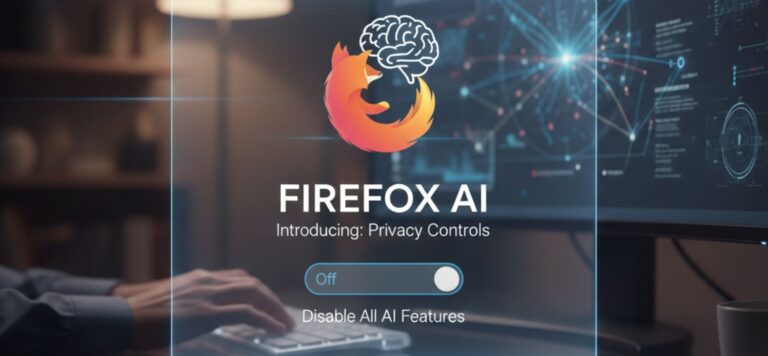Firefox Introduces a Switch to Disable AI Features