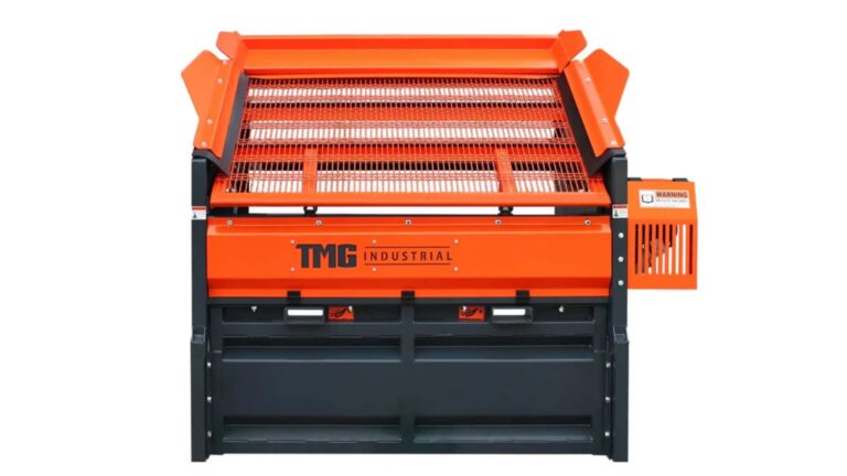 How a vibratory topsoil screener sorts good soil from rock and root